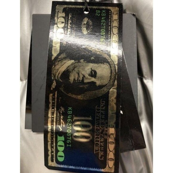 Reelistik Men's Silver Puffer Jacket 2XL With Hood Faux Fur Trim NWT - Picture 5 of 8